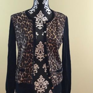 Ann Taylor Leopard Cardigan